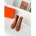Hermes Imperial 50 Ankle Boots in Brown Calfskin Hermes Imperial 50 Ankle Boots in Brown Calfskin