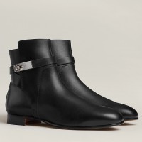 Hermes Neo Ankle Boots in Black Calfskin Hermes Neo Ankle Boots in Black Calfskin