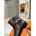 Hermes Neo Ankle Boots in Black Calfskin
