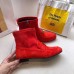 Hermes Red Saint Honore Ankle Boots Hermes Red Saint Honore Ankle Boots