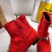 Hermes Red Saint Honore Ankle Boots Hermes Red Saint Honore Ankle Boots