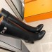 Hermes Story Boots In Black Calfskin Leather Hermes Story Boots In Black Calfskin Leather
