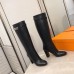 Hermes Story Boots In Black Calfskin Leather Hermes Story Boots In Black Calfskin Leather