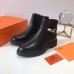 Hermes Veo Ankle Boots In Black Calfskin Hermes Veo Ankle Boots In Black Calfskin