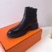 Hermes Veo Ankle Boots In Black Calfskin Hermes Veo Ankle Boots In Black Calfskin