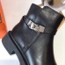 Hermes Veo Ankle Boots In Black Calfskin Hermes Veo Ankle Boots In Black Calfskin