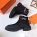 Hermes Veo Ankle Boots In Black Calfskin Hermes Veo Ankle Boots In Black Calfskin