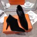 Hermes Virginia Ankle Boots In Black Velvet Hermes Virginia Ankle Boots In Black Velvet
