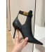 Jimmy Choo Nell Ankle Boots 85mm in Black Leather