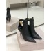 Jimmy Choo Nell Ankle Boots 85mm in Black Leather