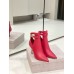 Jimmy Choo Nell Ankle Boots 85mm in Red Leather