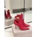 Jimmy Choo Nell Ankle Boots 85mm in Red Leather