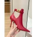 Jimmy Choo Nell Ankle Boots 85mm in Red Leather