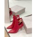 Jimmy Choo Nell Ankle Boots 85mm in Red Leather