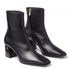 Jimmy Choo Bryelle 65mm Ankle Boots In Black Leather Jimmy Choo Bryelle 65mm Ankle Boots In Black Leather