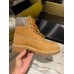 Jimmy Choo JC X Timberland/F Nubuck Leather Boots with Crystal Collar