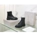 Jimmy Choo Cora Flat Combat Boots In Black Leather Jimmy Choo Cora Flat Combat Boots In Black Leather