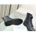 Jimmy Choo Cora Flat Combat Boots In Black Leather Jimmy Choo Cora Flat Combat Boots In Black Leather