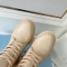 Prada Ankle Boots in Beige Brushed Leather and Re-Nylon Prada Ankle Boots in Beige Brushed Leather and Re-Nylon