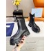 Prada Monolith Ankle Boots in Black Brushed Leather Prada Monolith Ankle Boots in Black Brushed Leather