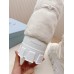 Prada White Shearling Apres-ski Boots