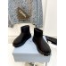 Prada Booties in Black Nylon Fabric Prada Booties in Black Nylon Fabric