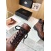 Prada Chelsea Boots in Ebony Leather and Re-Nylon