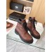 Prada Chelsea Boots in Ebony Leather and Re-Nylon