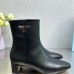 Prada Ankle Boots 55mm in Black Leather Prada Ankle Boots 55mm in Black Leather