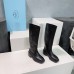 Prada Knee-High Boots 55mm in Black Leather Prada Knee-High Boots 55mm in Black Leather