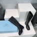 Prada Knee-High Boots 55mm in Black Leather Prada Knee-High Boots 55mm in Black Leather
