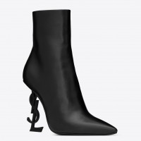 Saint Laurent Opyum Ankle Boots 110MM in Black Leather Saint Laurent Opyum Ankle Boots 110MM in Black Leather