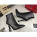 Saint Laurent Opyum Ankle Boots 110MM in Black Leather Saint Laurent Opyum Ankle Boots 110MM in Black Leather