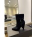 Saint Laurent Niki Ankle Boots in Black Suede Leather Saint Laurent Niki Ankle Boots in Black Suede Leather