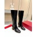 Valentino Heritage Boots 60mm In Black Calfskin Leather Valentino Heritage Boots 60mm In Black Calfskin Leather