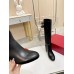 Valentino Heritage Boots 60mm In Black Calfskin Leather Valentino Heritage Boots 60mm In Black Calfskin Leather