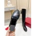 Valentino Heritage Boots 60mm In Black Calfskin Leather Valentino Heritage Boots 60mm In Black Calfskin Leather