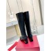 Valentino Heritage Boots 60mm In Black Calfskin Leather Valentino Heritage Boots 60mm In Black Calfskin Leather