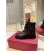Valentino Vlogo Signature Combat Boots in Noir Toile Iconographe Valentino Vlogo Signature Combat Boots in Noir Toile Iconographe