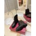 Valentino Vlogo Signature Combat Boots in Noir Toile Iconographe Valentino Vlogo Signature Combat Boots in Noir Toile Iconographe