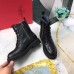 Valentino Black Leather VLogo Combat Boots Valentino Black Leather VLogo Combat Boots