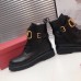 Valentino Vlogo Combat Boot 35MM In Black Calfskin Valentino Vlogo Combat Boot 35MM In Black Calfskin