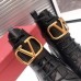 Valentino Vlogo Combat Boot 35MM In Black Calfskin Valentino Vlogo Combat Boot 35MM In Black Calfskin