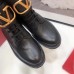 Valentino Vlogo Combat Boot 35MM In Black Calfskin Valentino Vlogo Combat Boot 35MM In Black Calfskin