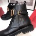 Valentino Vlogo Combat Boot 35MM In Black Calfskin Valentino Vlogo Combat Boot 35MM In Black Calfskin