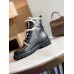 Valentino VLogo Combat Boots with Shearling Lining Valentino VLogo Combat Boots with Shearling Lining