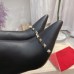 Valentino Black Rockstud Ankle Boots with Sculpted Heel Valentino Black Rockstud Ankle Boots with Sculpted Heel
