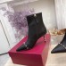 Valentino Black Rockstud Ankle Boots with Sculpted Heel Valentino Black Rockstud Ankle Boots with Sculpted Heel
