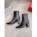 Valentino VLogo The Bold Edition Ankle Boots 70mm in Black Calfskin Valentino VLogo The Bold Edition Ankle Boots 70mm in Black Calfskin