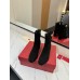 Valentino VLogo The Bold Edition Ankle Boots 70mm in Black Suede Leather Valentino VLogo The Bold Edition Ankle Boots 70mm in Black Suede Leather